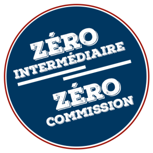 Zéro intermédiaire- Zéro commission